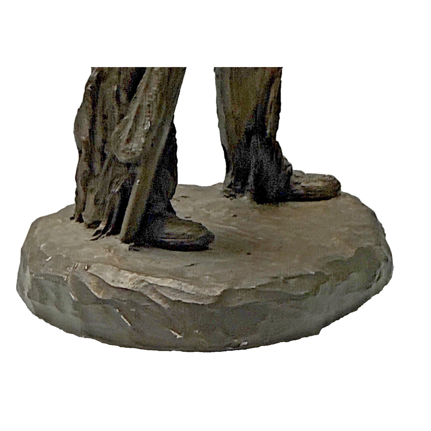 Vintage Michael Garman Sculpture 049 Bronzetone Spirit of Plains Signed As Is