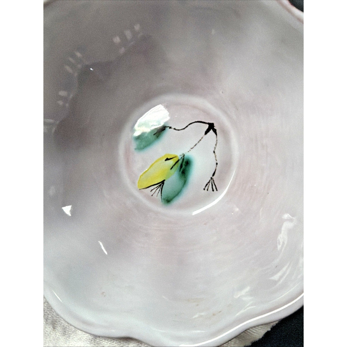 Vintage Arabia Suomi Finlandia Kurt Ekholm ARA Series Bowl Glazed Terracotta