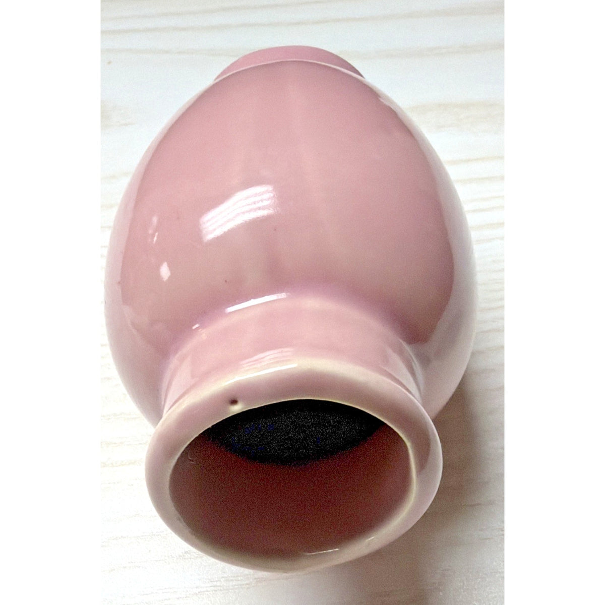 Vintage Art Pottery Pink Bud Vase Small Glazed Glossy
