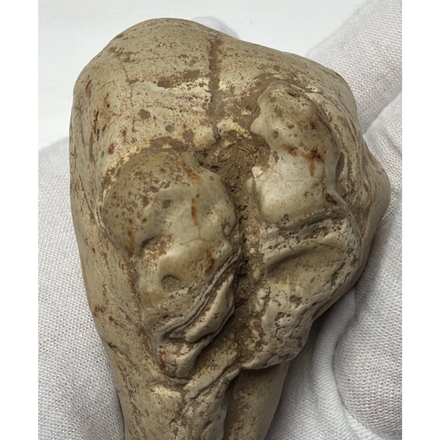 Native American Stone Effigy Portable Rock Art Rare Carved Artifact As Is Read