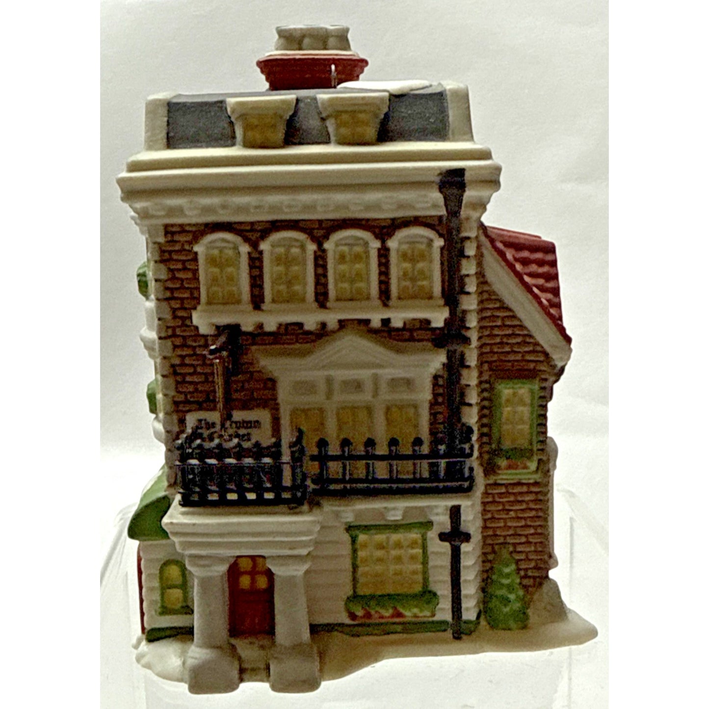 Vtg Dept 56 Dickens Heritage Village Collection Ornament Crown Cricket Inn 1992