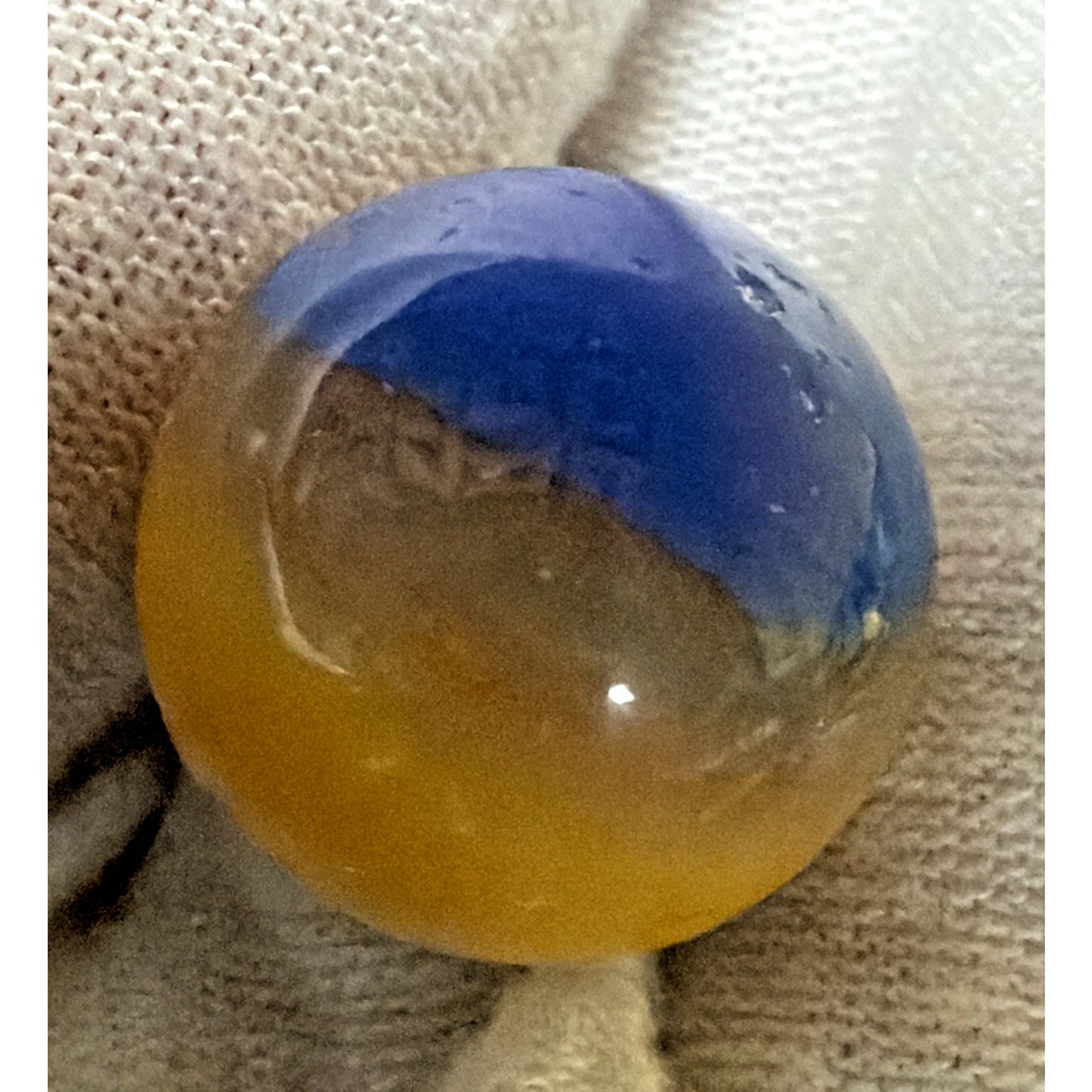 Old Lot of 6 Agate Christensen Peltier Vitro Art Glass Swirl Marbles As Is