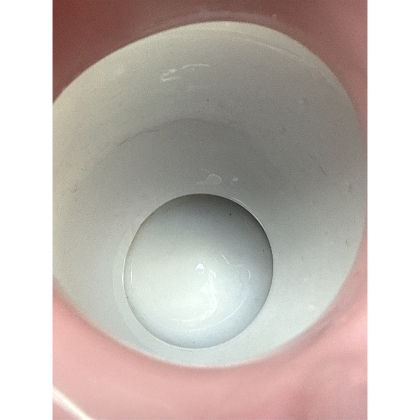 Victorian Lot of 3 Peachblow Glass Crimped Rim Pink White Vases As-Is