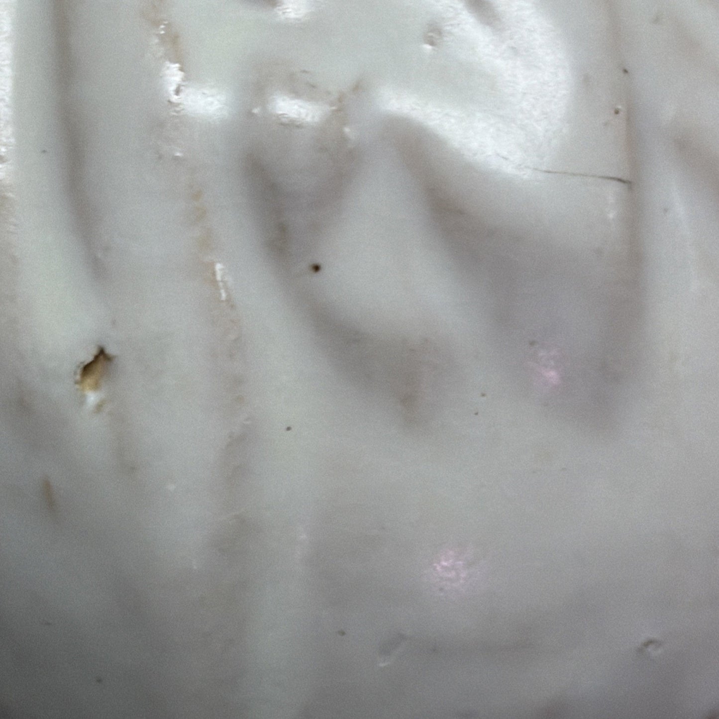 Old McCoy Pottery Stoneware Matte White Glaze Leaves and Berries Stovepipe Vase