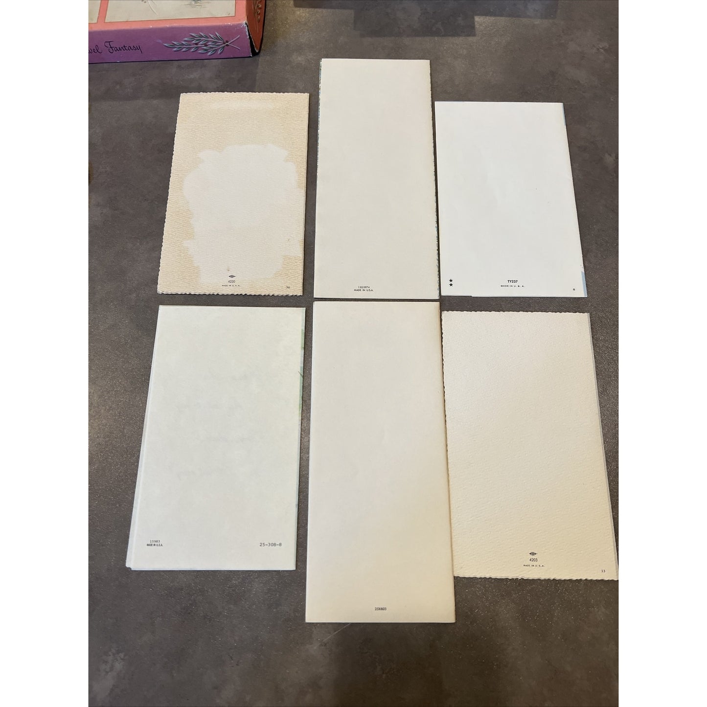 MCM Lot of 17 Assorted Cards Hallmark Quaint Shop Coronation Gibson Boxes As Is