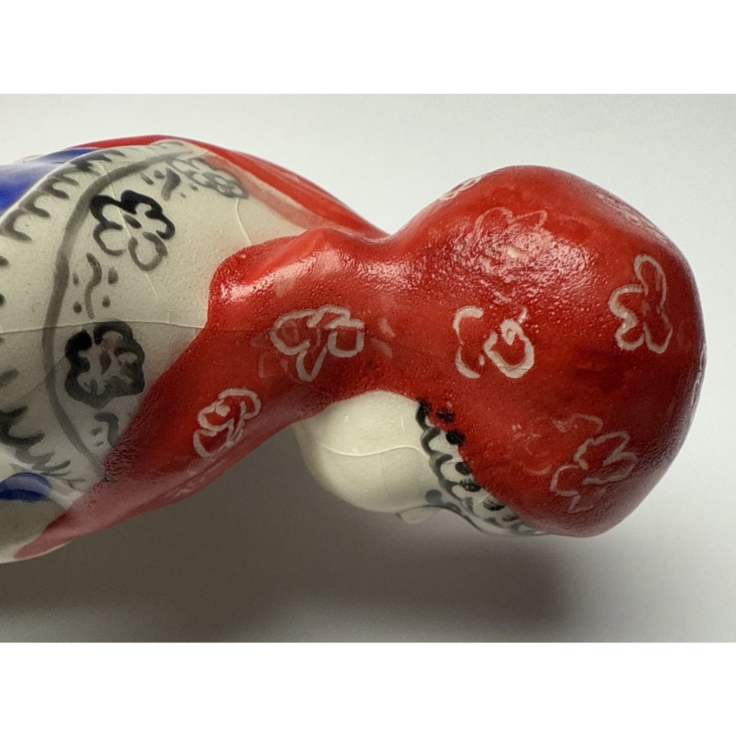 Vintage Czech Bohemia Polish Girl Porcelain Figurine Traditional Dress As Is