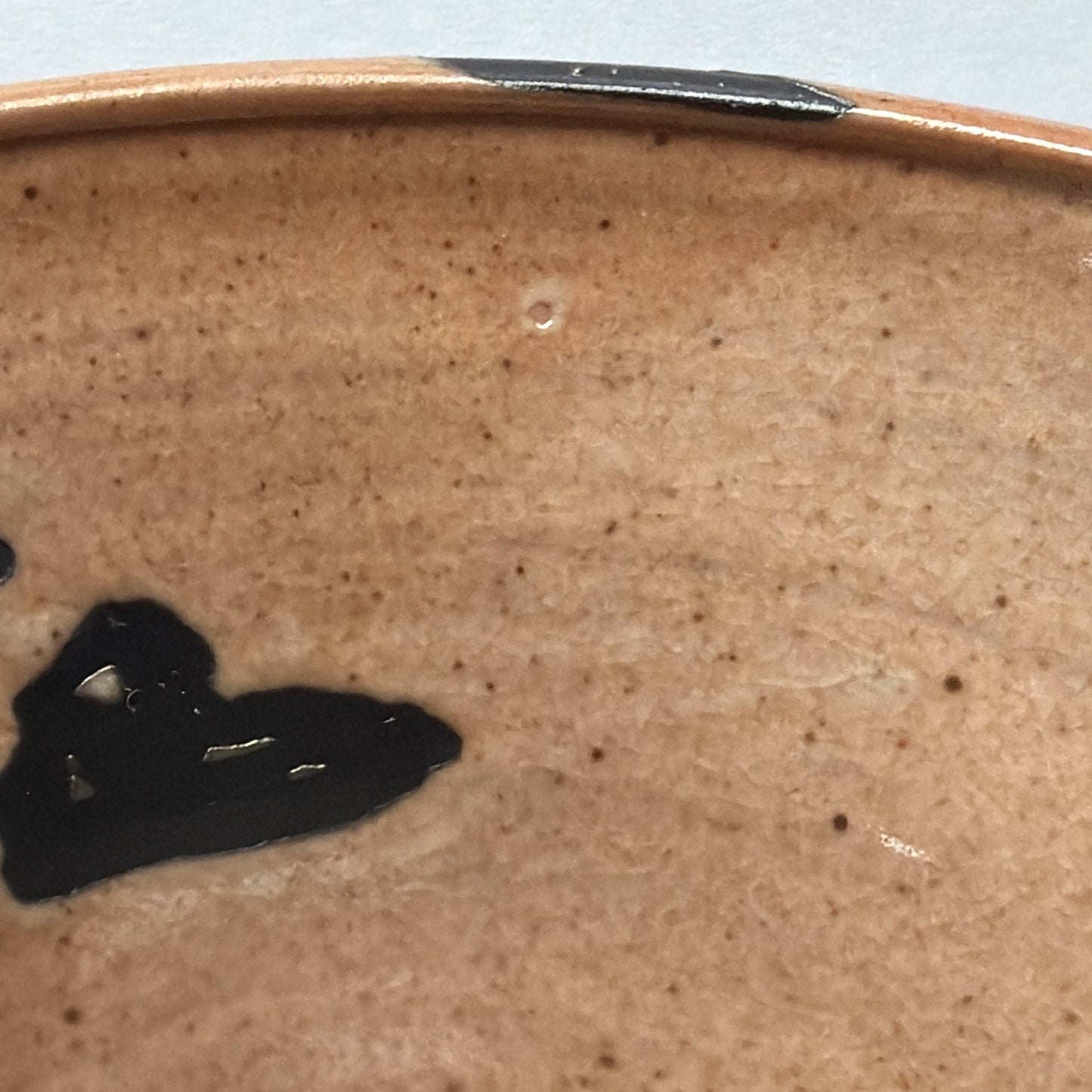 Martye Allen Pottery Sgraffito Wildlife Bowl Bear Family Footed Bear Paw Signed
