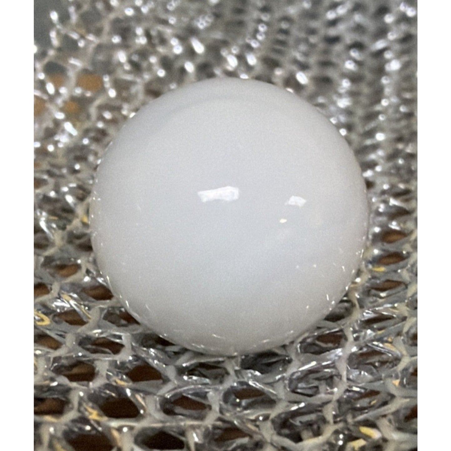 Old Christensen White Agate Marble As Is Read