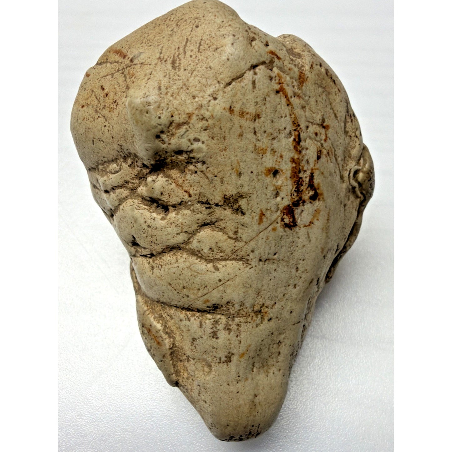Native American Stone Effigy Portable Rock Art Rare Carved Artifact As Is Read