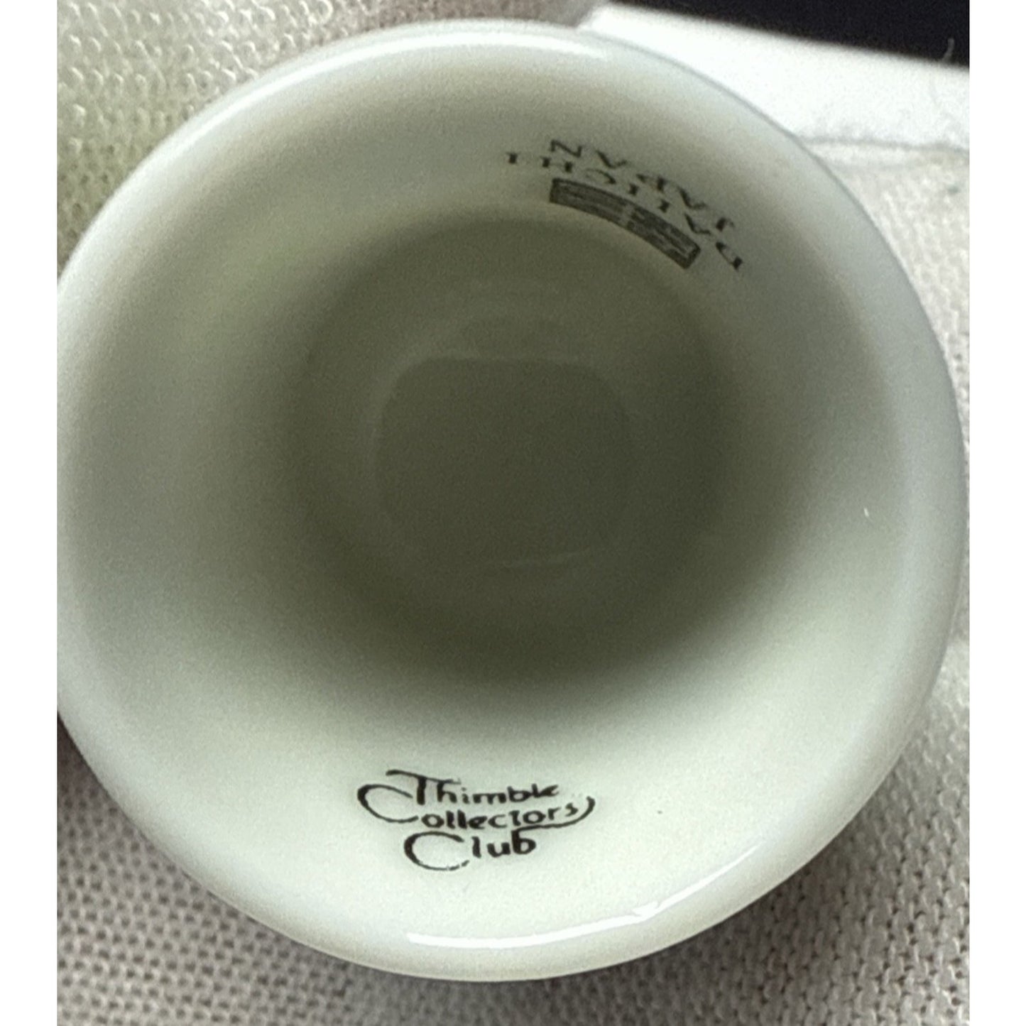 Vtg Lot of 6 TCC Japan Thimbles Porcelain Panda Floral Takiro Shibata Shozan