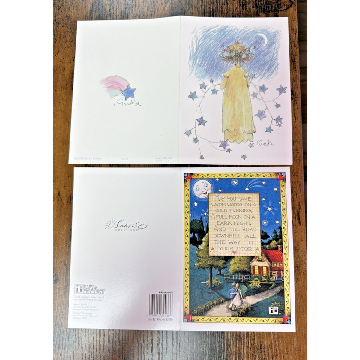 Vtg Lot of 10 Mixed Greeting Cards Foil Warren Brownsword Kelly AHAF Engelbreit