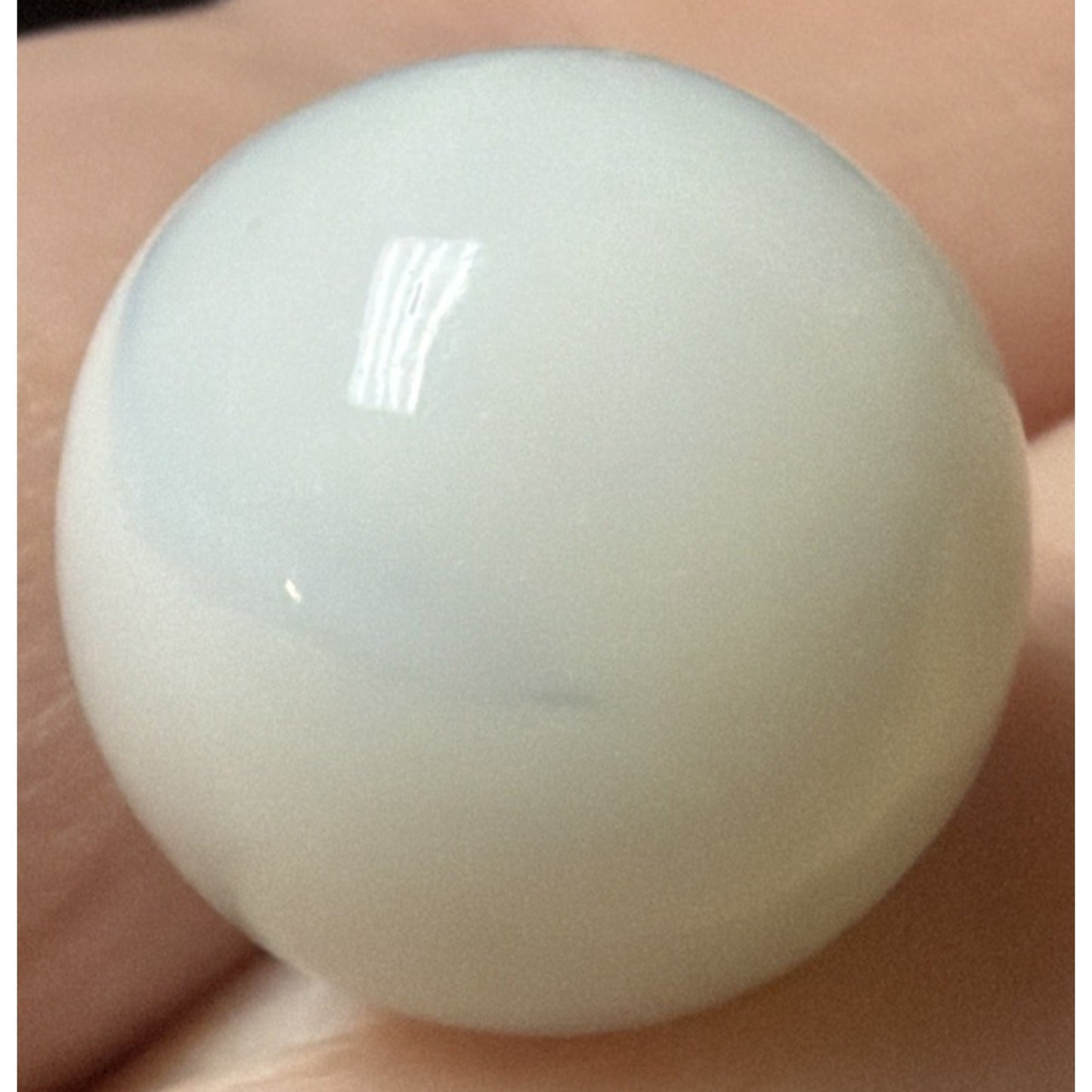 Old Christensen White Agate Marble As Is Read