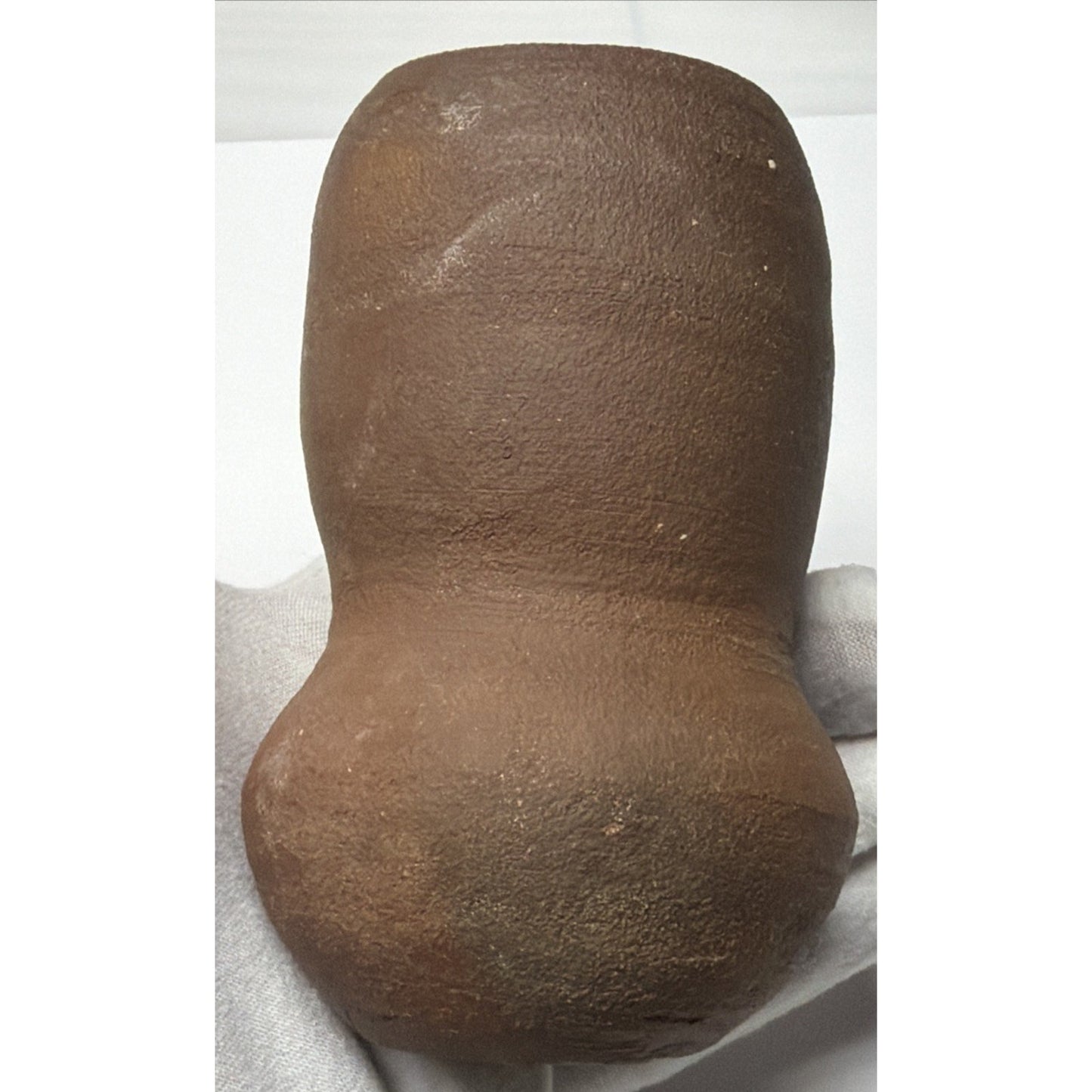 Old Japanese Bizen Pottery Earth Wood Fired Glazed Double Gourd Vase Read