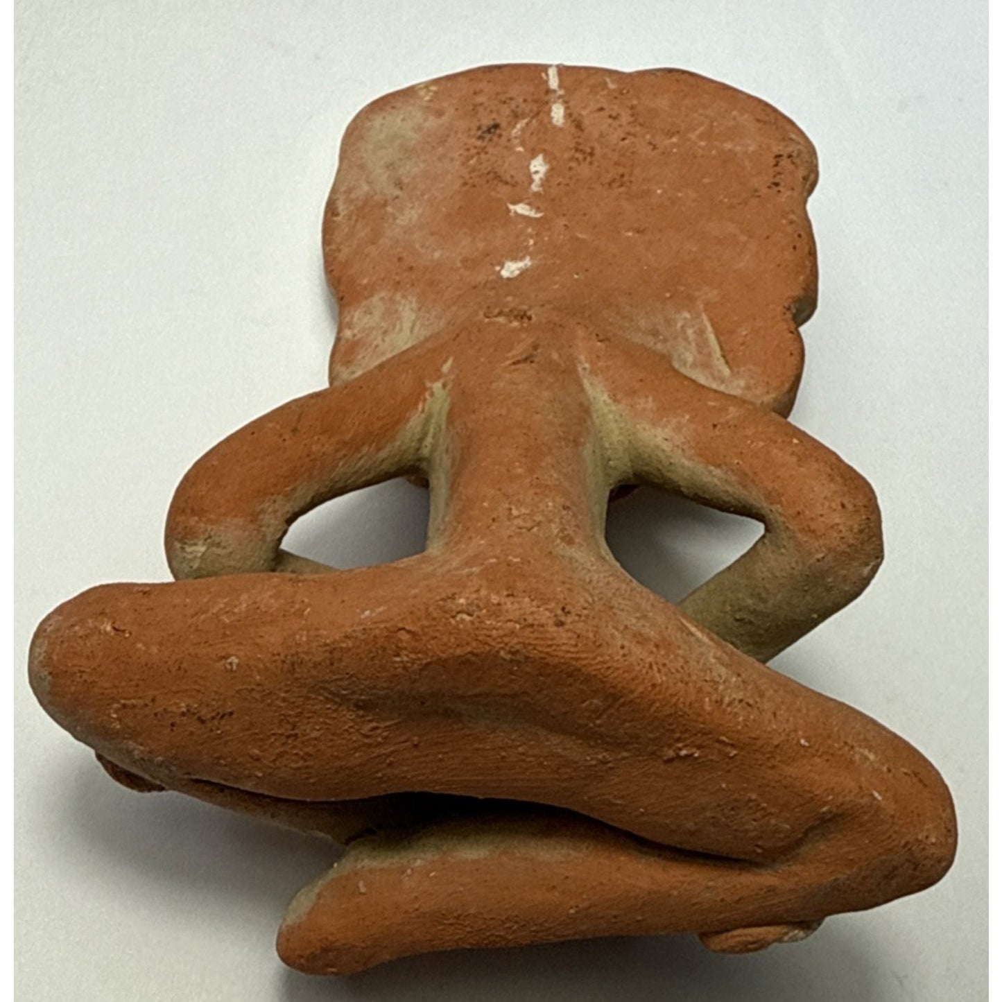 Vintage Native Pottery Aztec Maya Clay Figurine Warrior Inca Painted