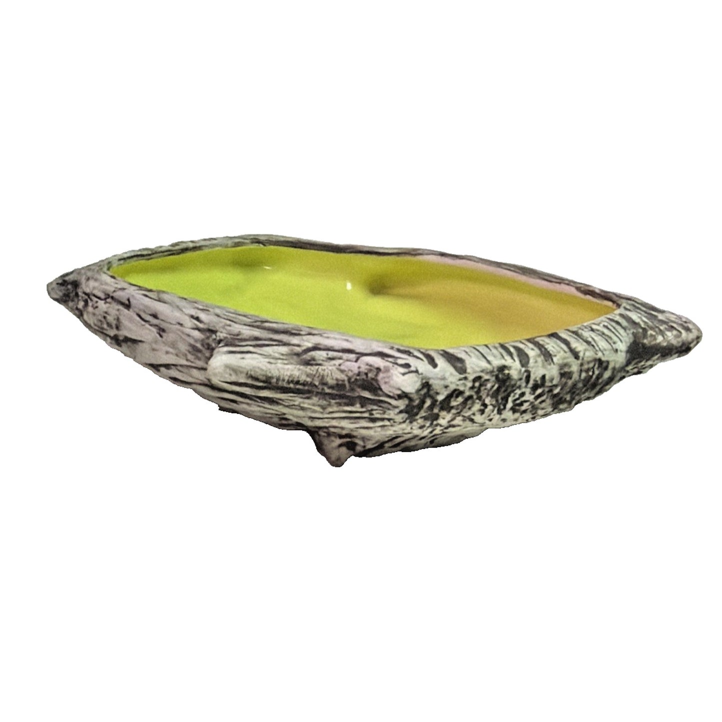 William WM S Frazier California Art Pottery Driftwood Console Candle Holder #414