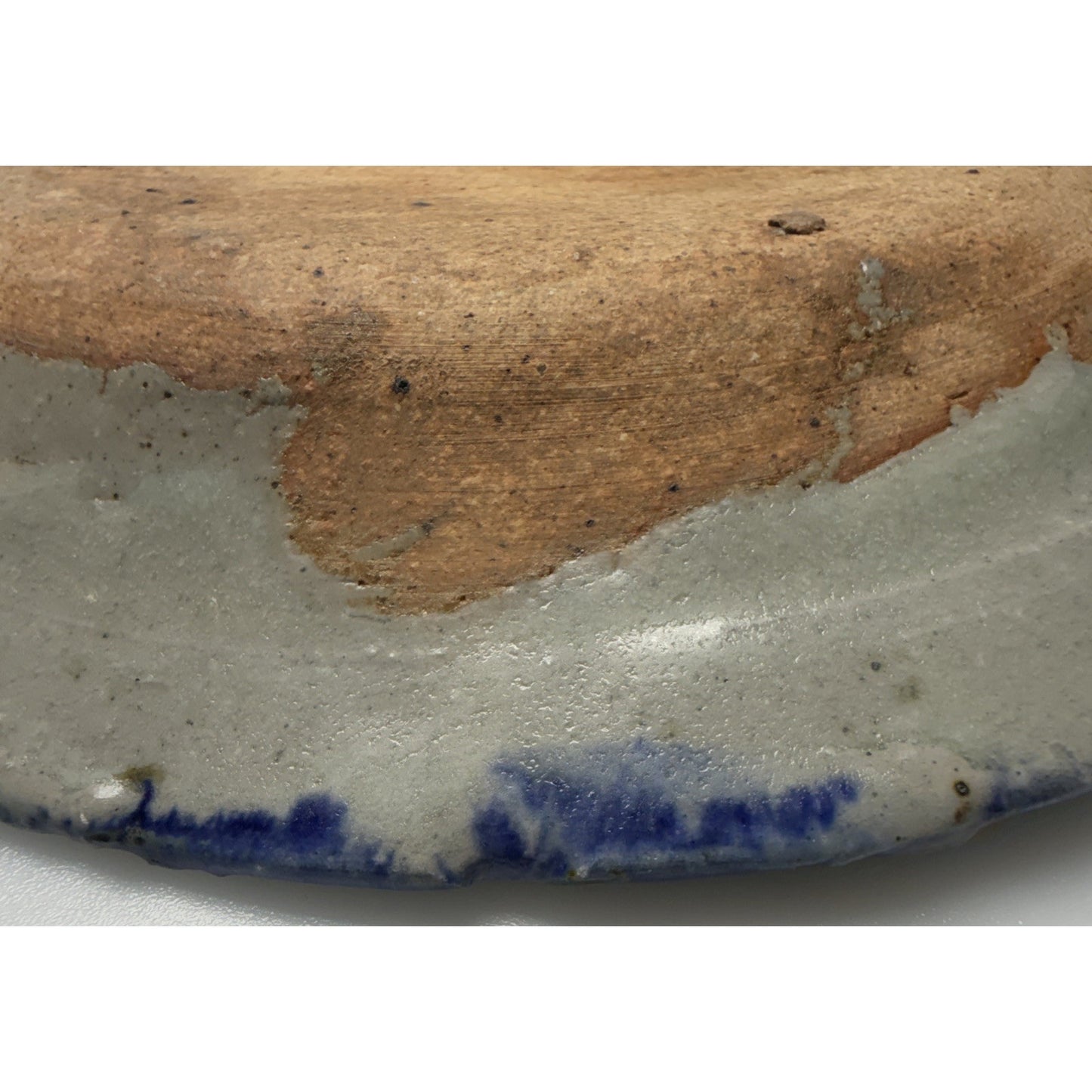 Vintage Lot of 2 HMN Art Pottery Star Platter Plate Bowls Stoneware Blue