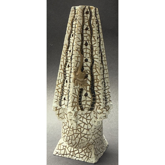 Gaudi Barcino Chimney Palau Rooftop Candle Holder Sculpture Lizard Mosaic