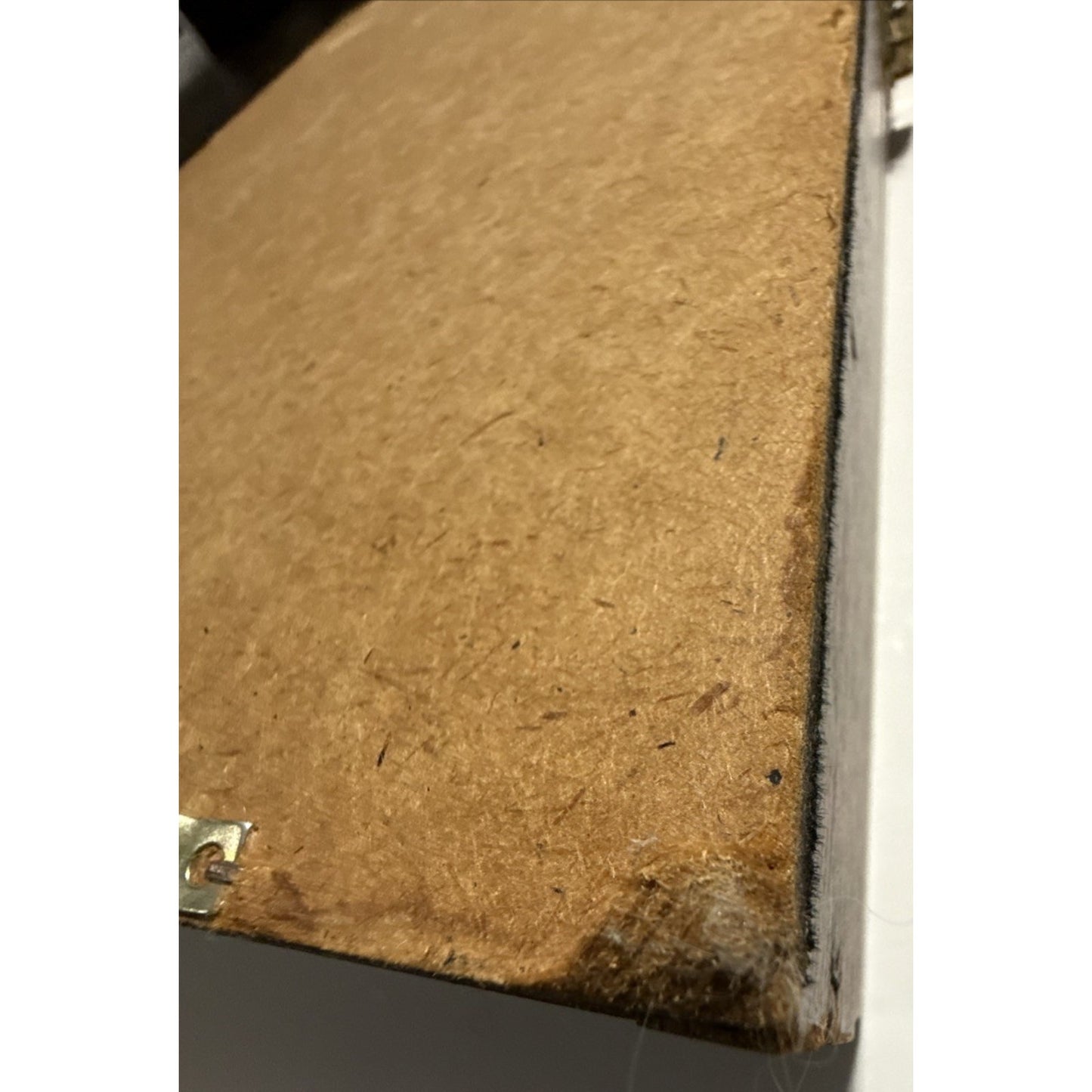 Vtg Wood Cabinet Display Collectible 24 Spoon Case Glass Buckle Clasp Lock As Is