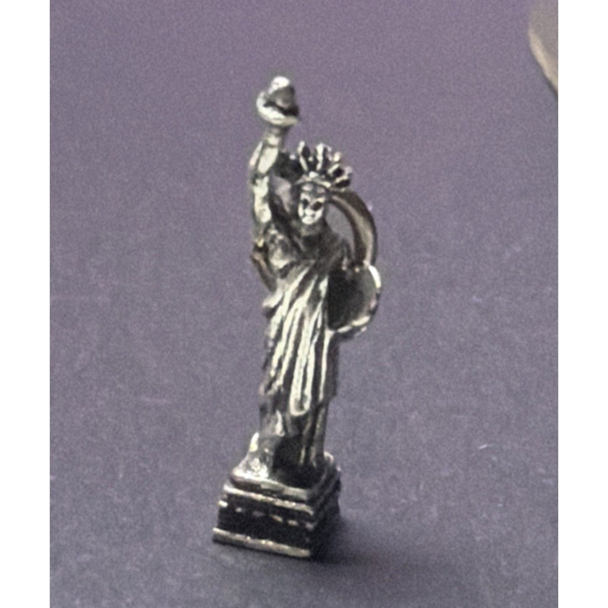 Vintage 925 Sterling Silver Statue of Liberty Charm Pendant NYC Souvenir