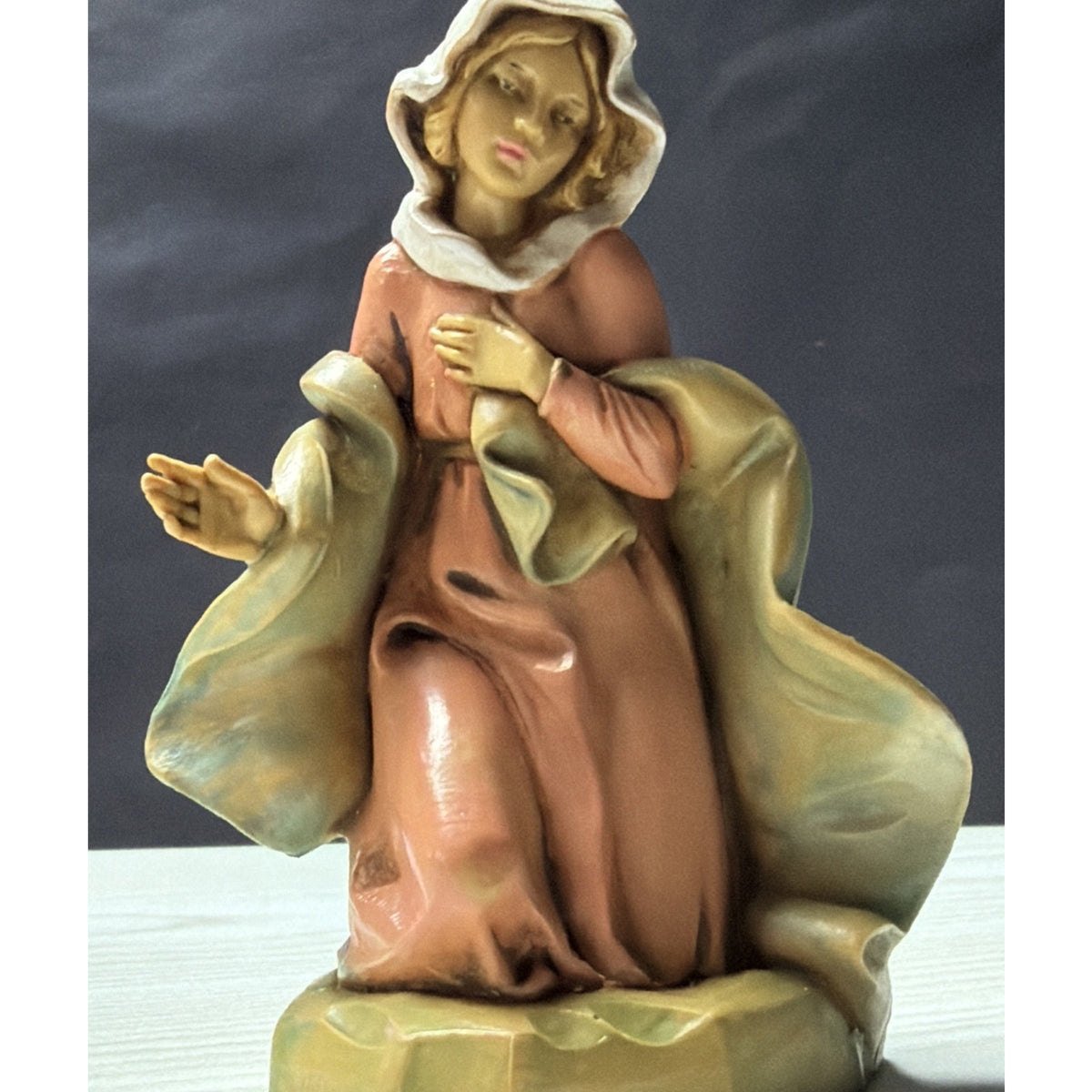 Vintage Fontanini Mary Heirloom Nativity Collection Roman Italy Box Signed