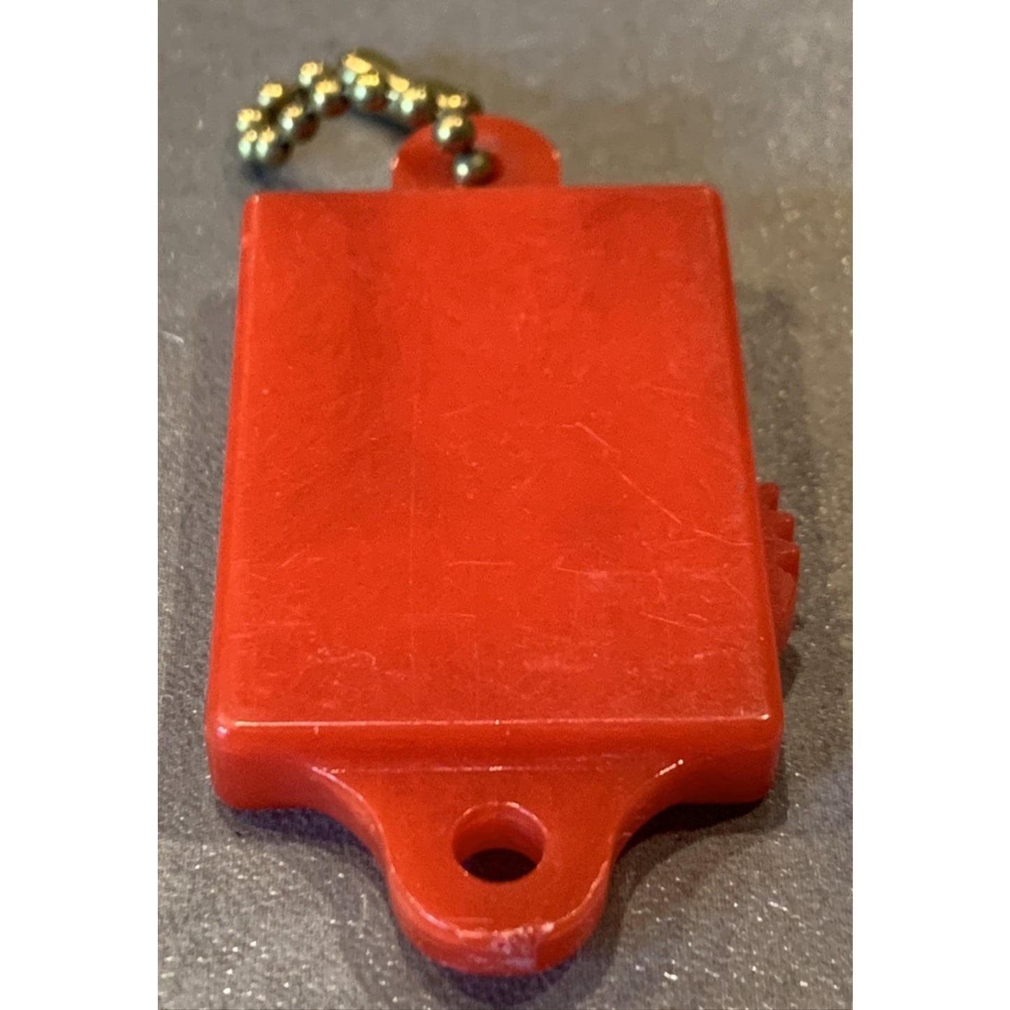 Vtg Advert Acme Parking Lot Exel-O-Craft Lock-O-Matic Sample 2136 FOB Keychain