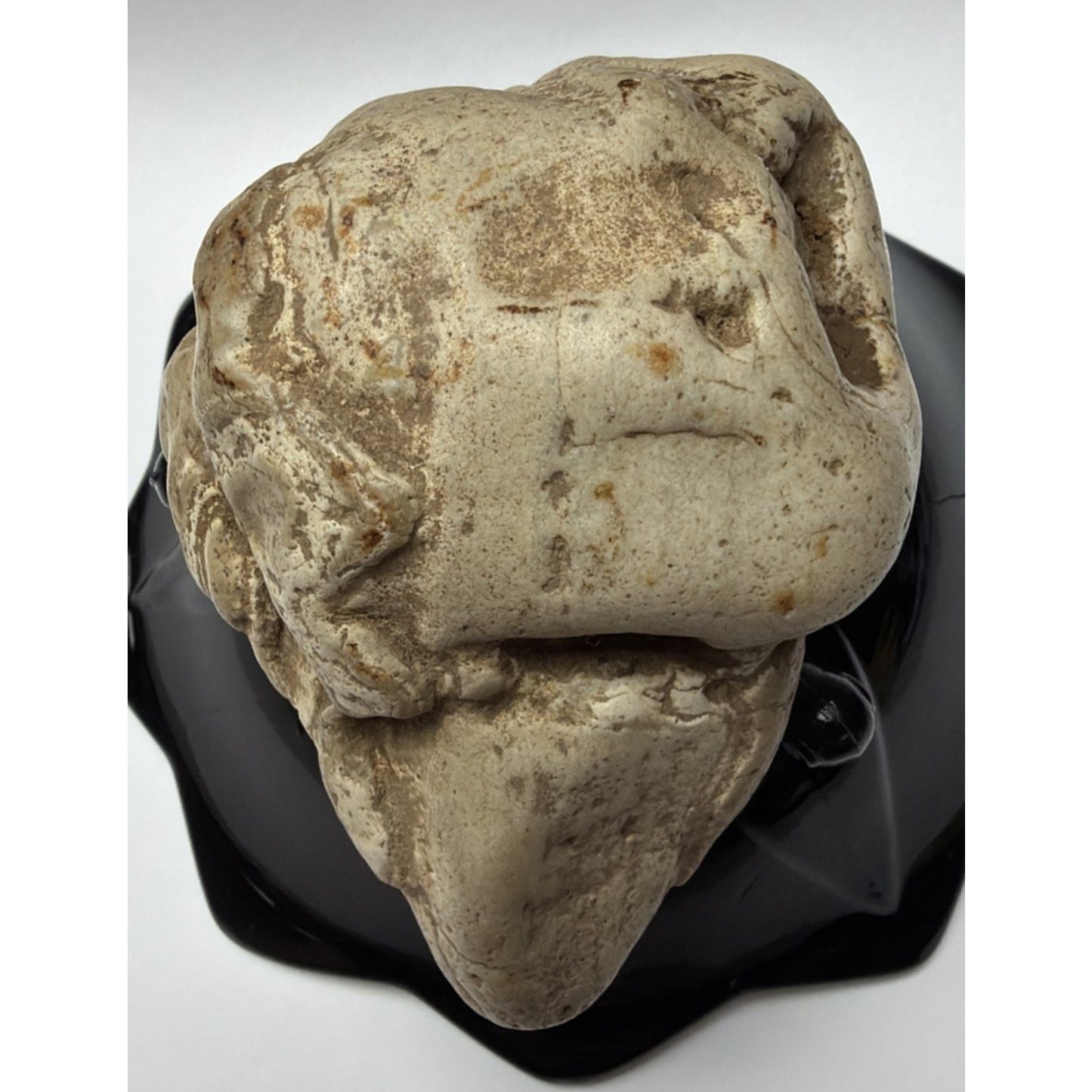 Native American Stone Effigy Portable Rock Art Rare Carved Artifact As Is Read