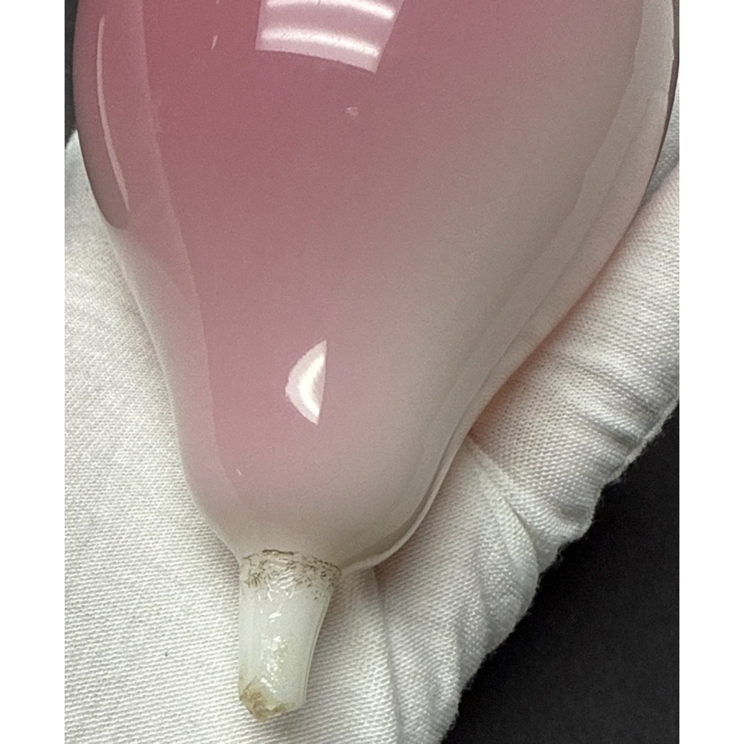 EAPG New England Libbey Glass Pear Peachblow Vaseline Ornament Uranium As-Is