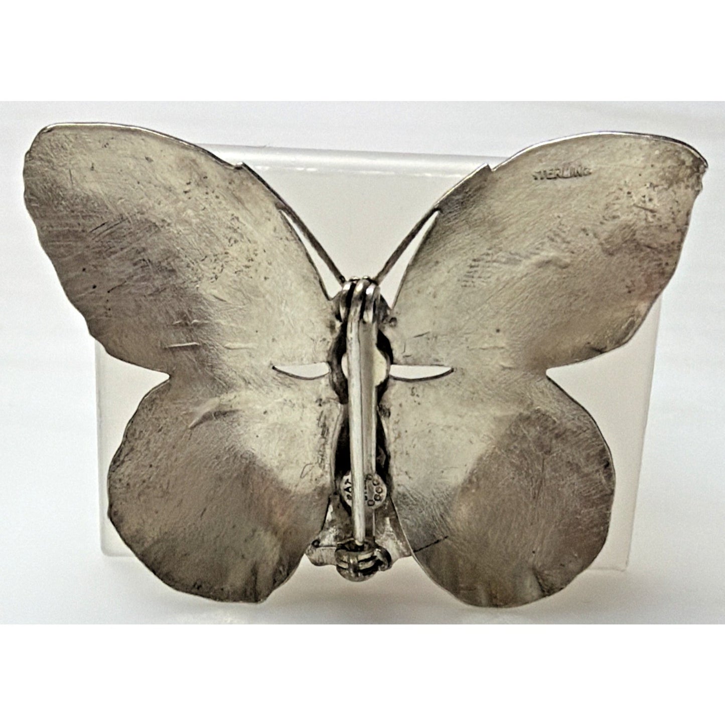 Vintage Sterling Silver Butterfly Brooch Pin Mayo Clinic Rochester MN Pat Pend