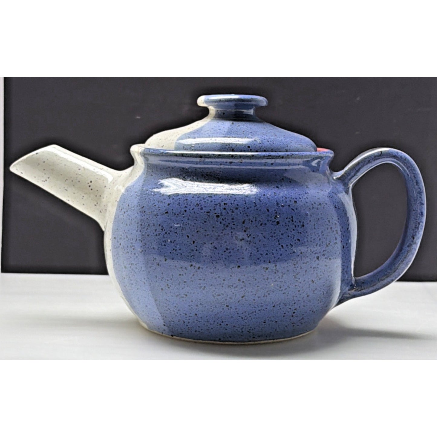Vintage Lot of 2 Dixieland Pottery Seagrove NC Glazed Teapot Hot Plate Signed