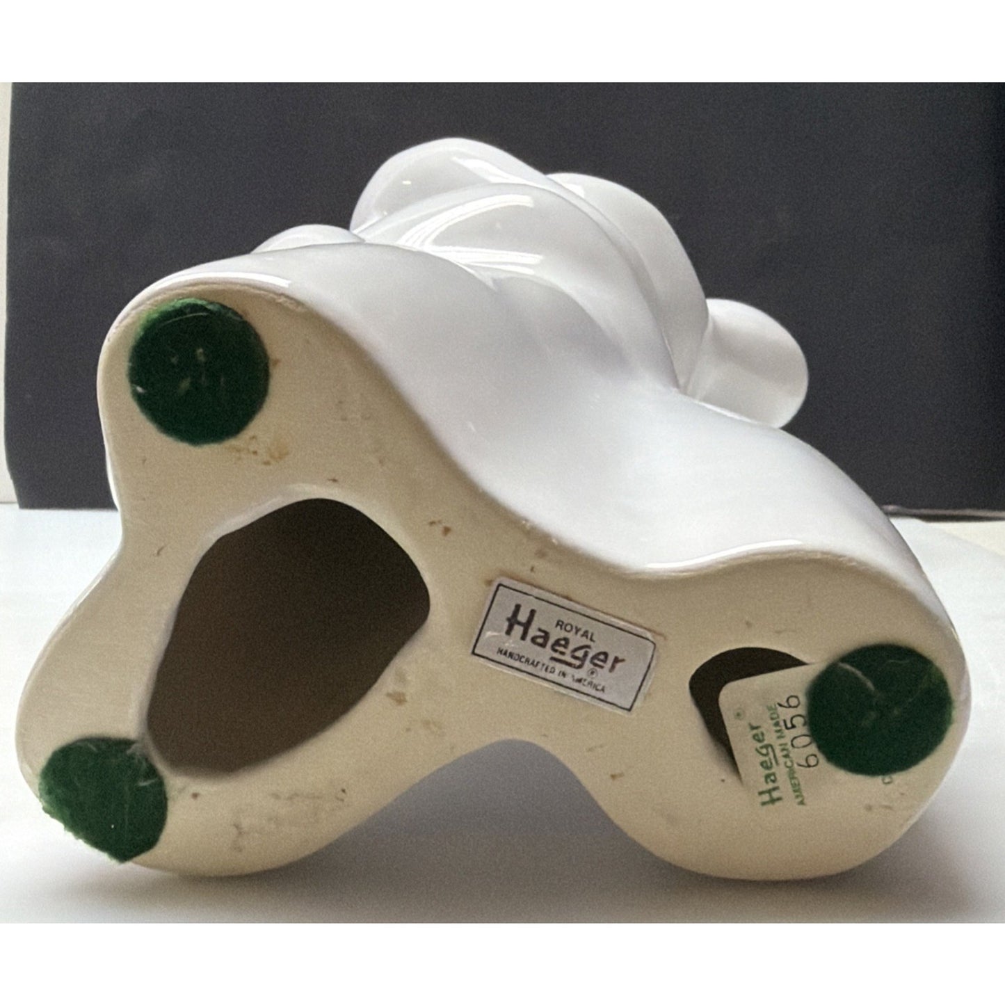 MCM Royal Haeger Ceramic Sculpture Dancing Lovers Embrace White Glaze Large