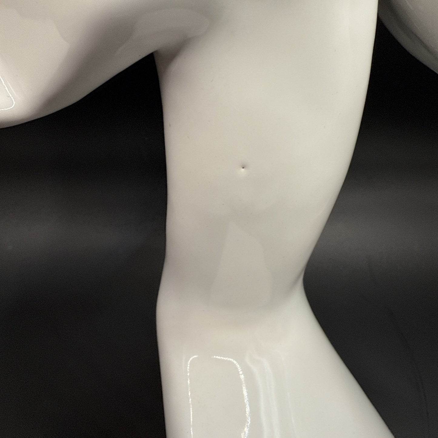 Vtg Blanc de Chine Awa Odori Dancer Sculpture Keiten Takahashi Porcelain Glazed