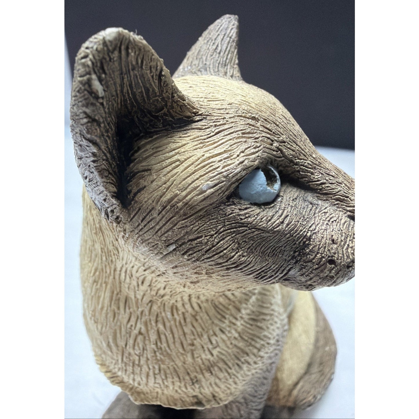 Vintage Siamese Cat Sculpture Figure Martha Carey Marty