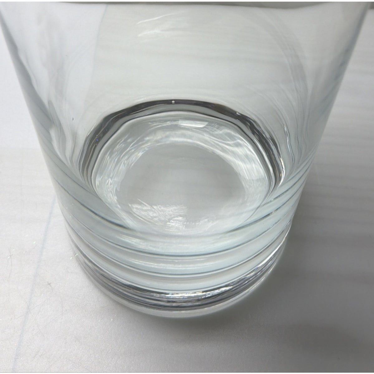 LSA International Mouth Blown Column Vase Large Clear Cylinder Holder As Is
