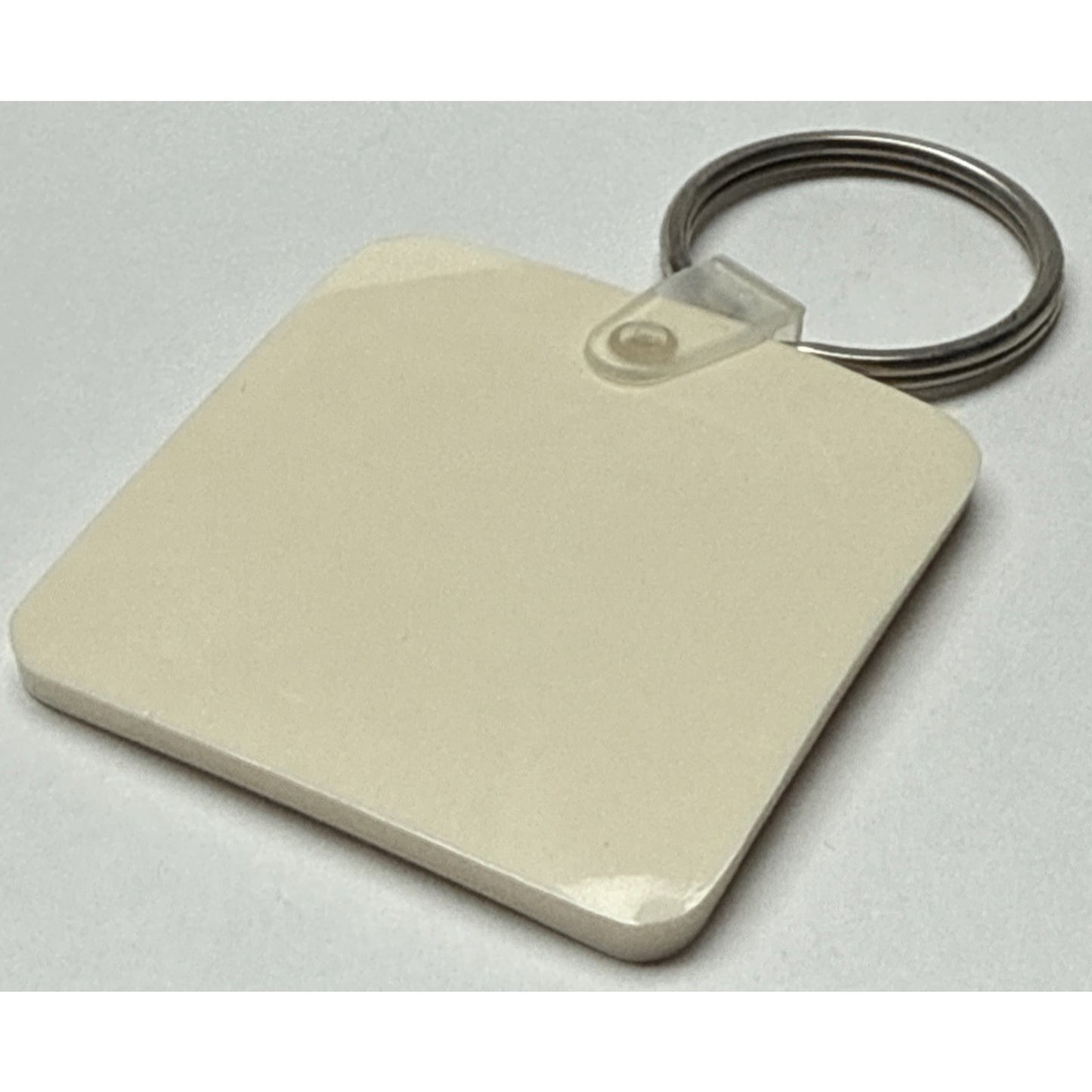 Vintage FS Seed Company Green Plan Farming Keychain Key Ring Rubber Vinyl