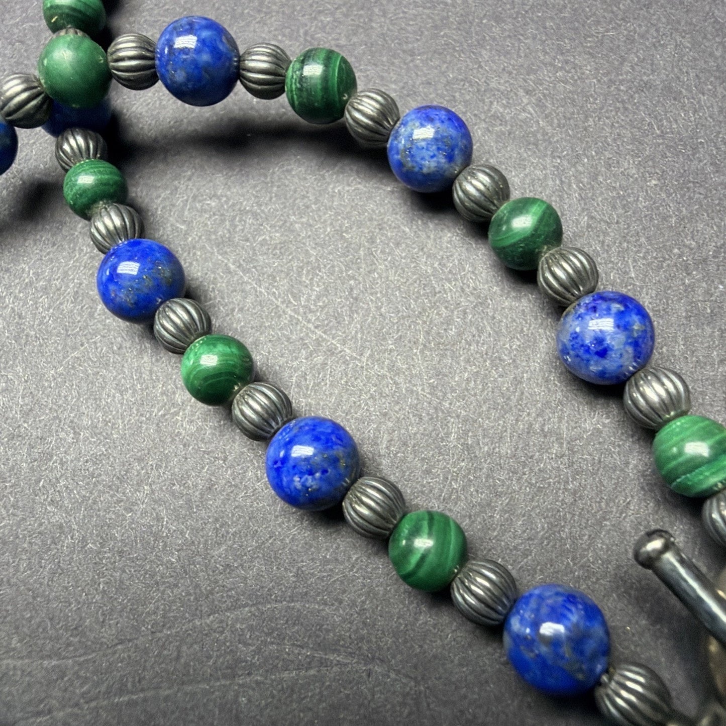 Carolyn Pollack Sterling Cross Pendant Inspirational Toggle Necklace Beaded