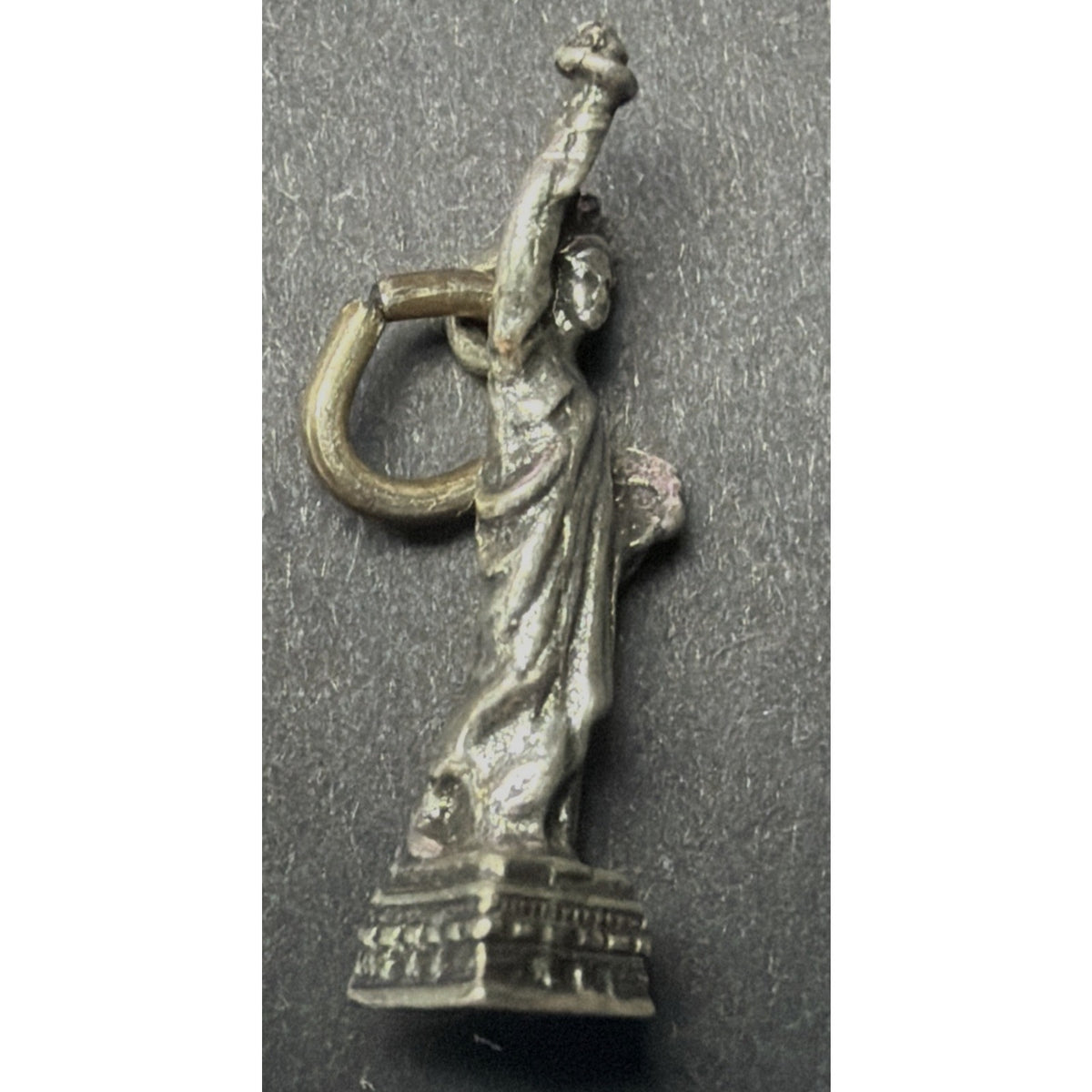 Vintage 925 Sterling Silver Statue of Liberty Charm Pendant NYC Souvenir