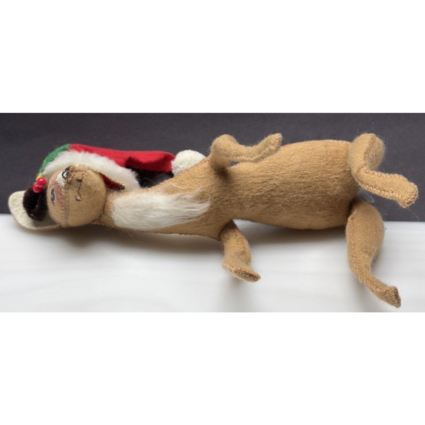 Vintage Annalee Doll Bendable Doe Holiday Christmas Figures Reindeer Deer Hat