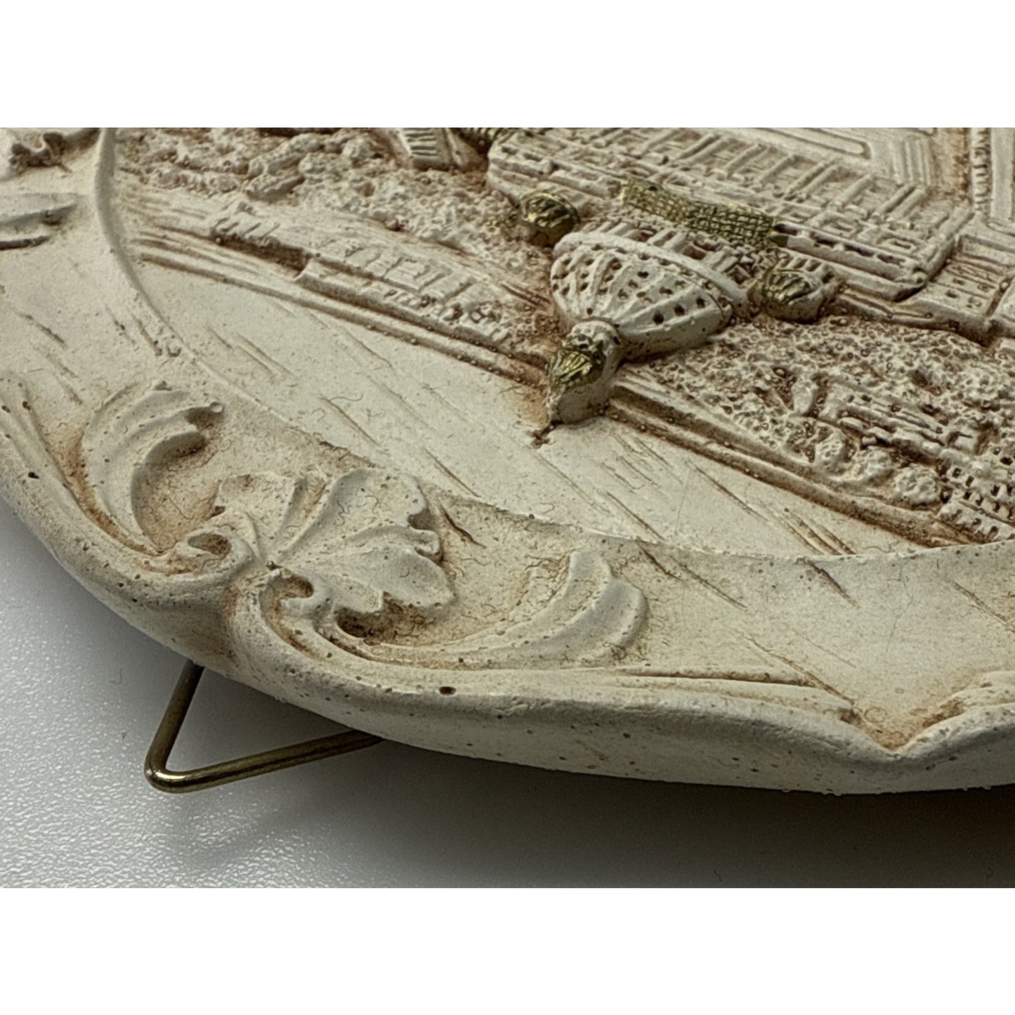 Vintage Basilica di San Pietro in Vaticano Roma Italy Wall Plaque Hanging As Is