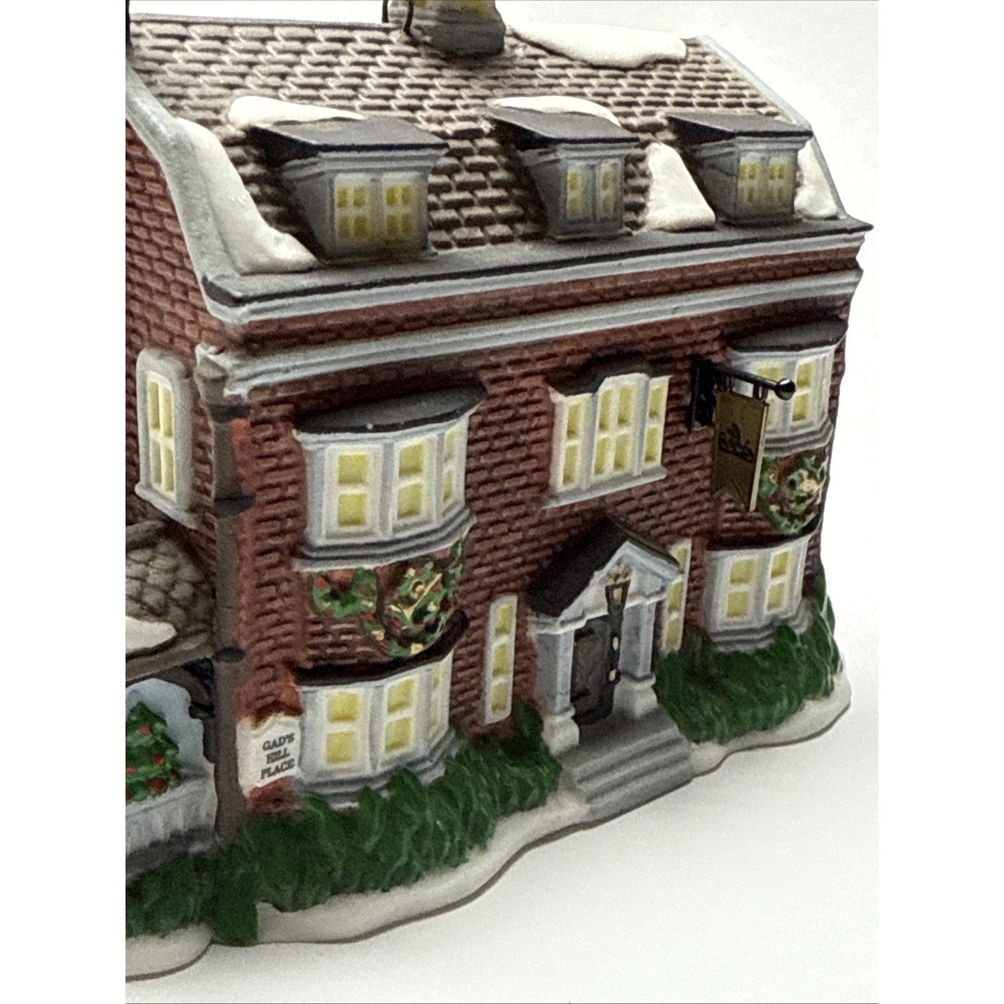 Vtg Department 56 Dickens Heritage Gads Hill Place Ornament Collectors Edition