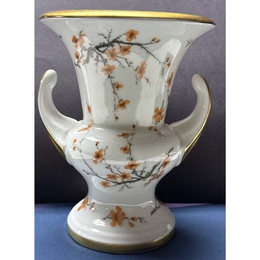 KPM Handarbeit Royal Porzellan Bavaria Trophy Vase Chinoiserie Asian Butterfly