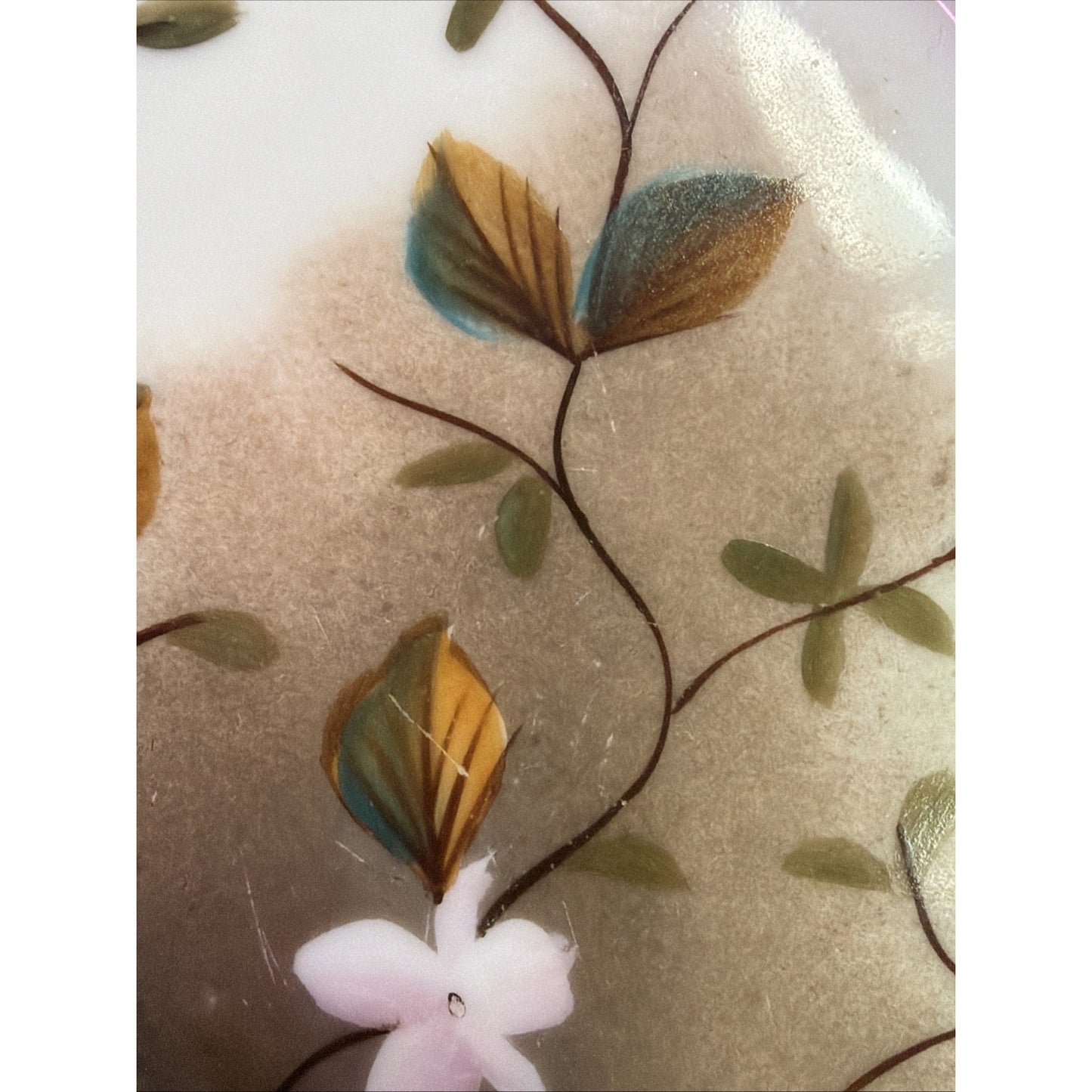 Antique Vanity Trinket Tray Depon Prussia Hand Painted Erdmann Schlegelmilch