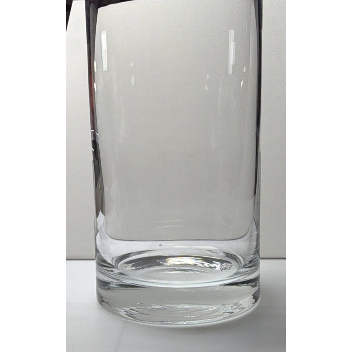 LSA International Mouth Blown Column Vase Large Clear Cylinder Holder As Is