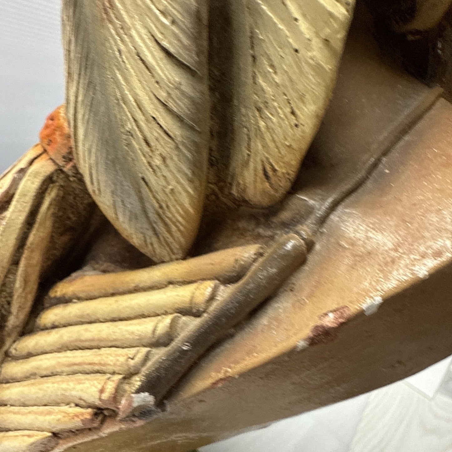 Vintage Apsit Bros of California Native American Indian Chief Bust Large As Is