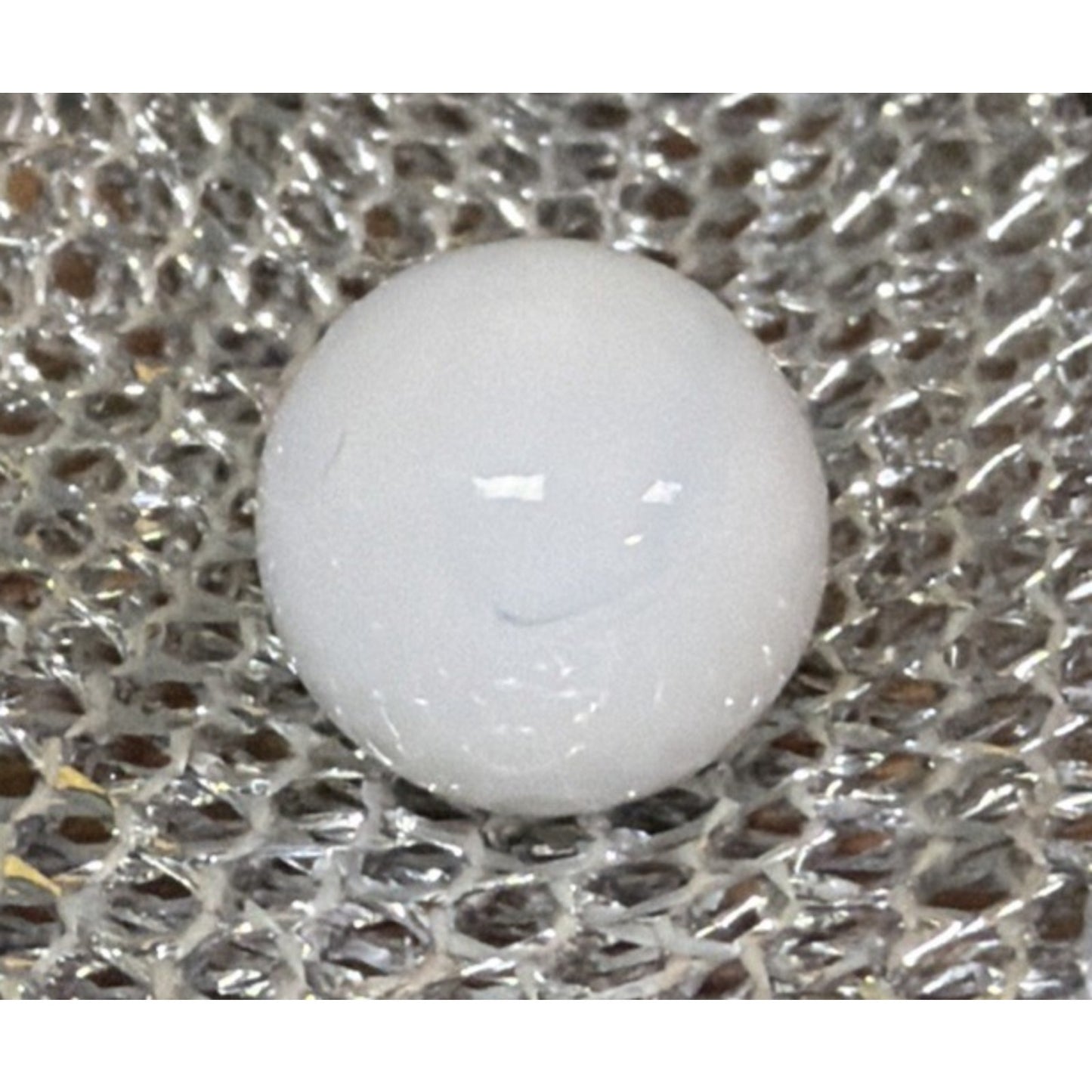 Old Christensen White Agate Marble As Is Read