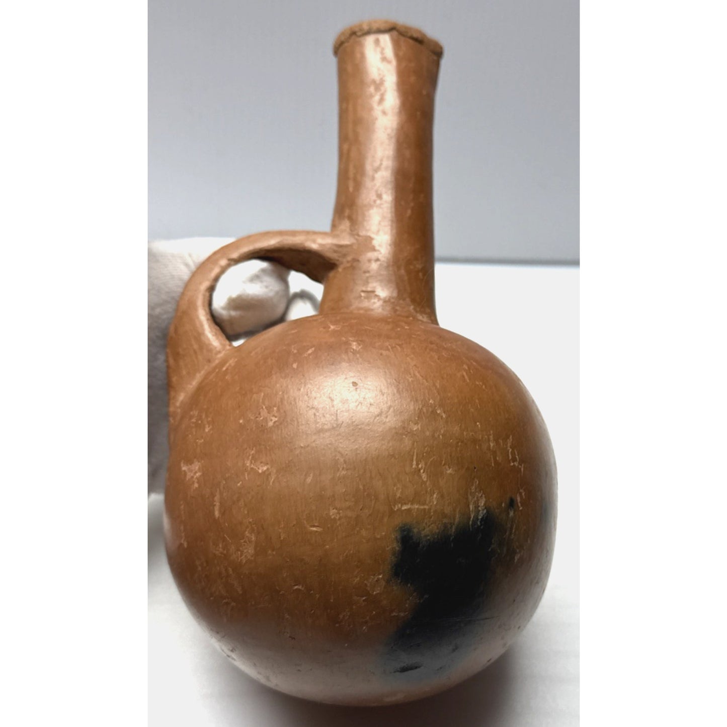 Old Jebena Tigray Ethopian African Clay Coffee Pot As-Is