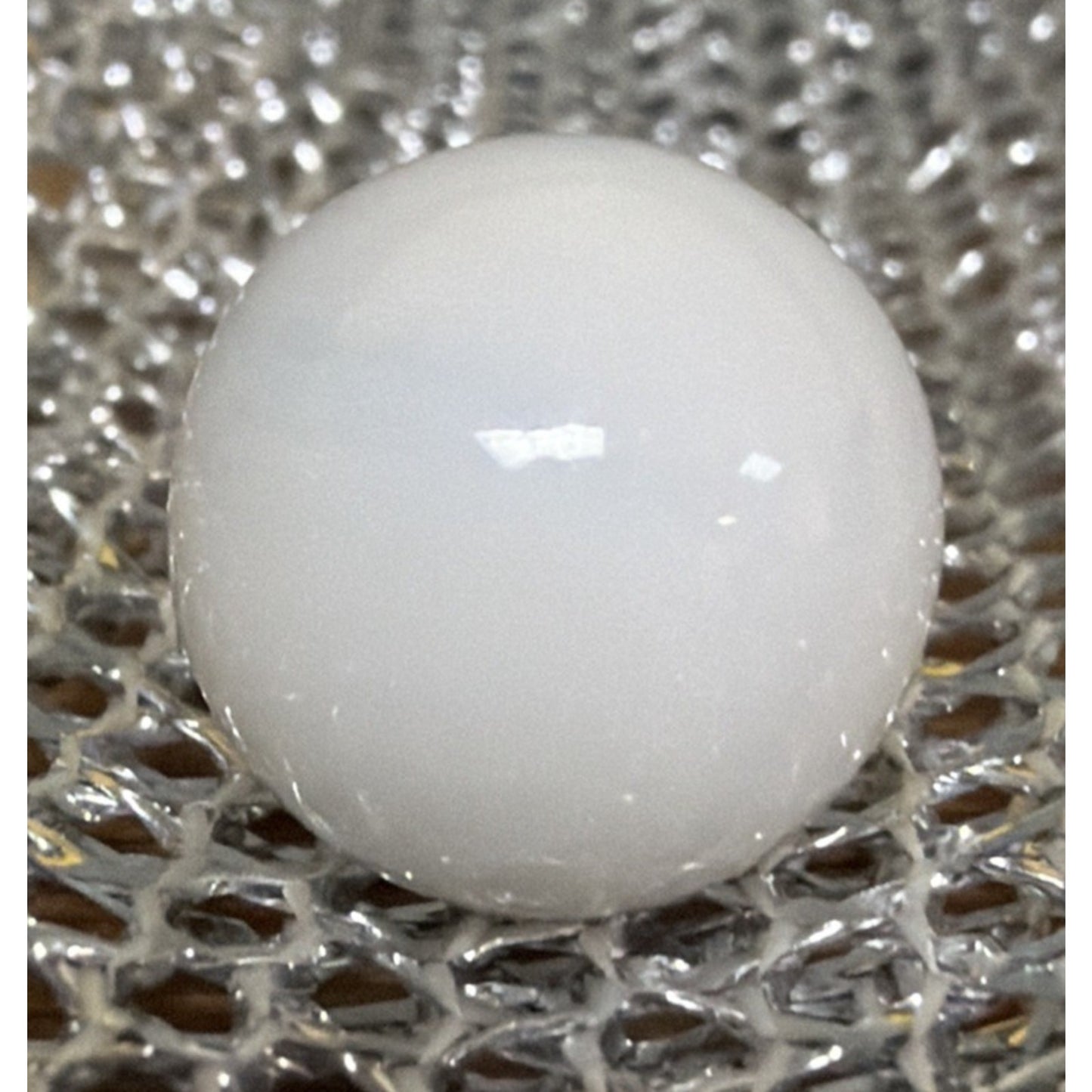 Old Christensen White Agate Marble As Is Read