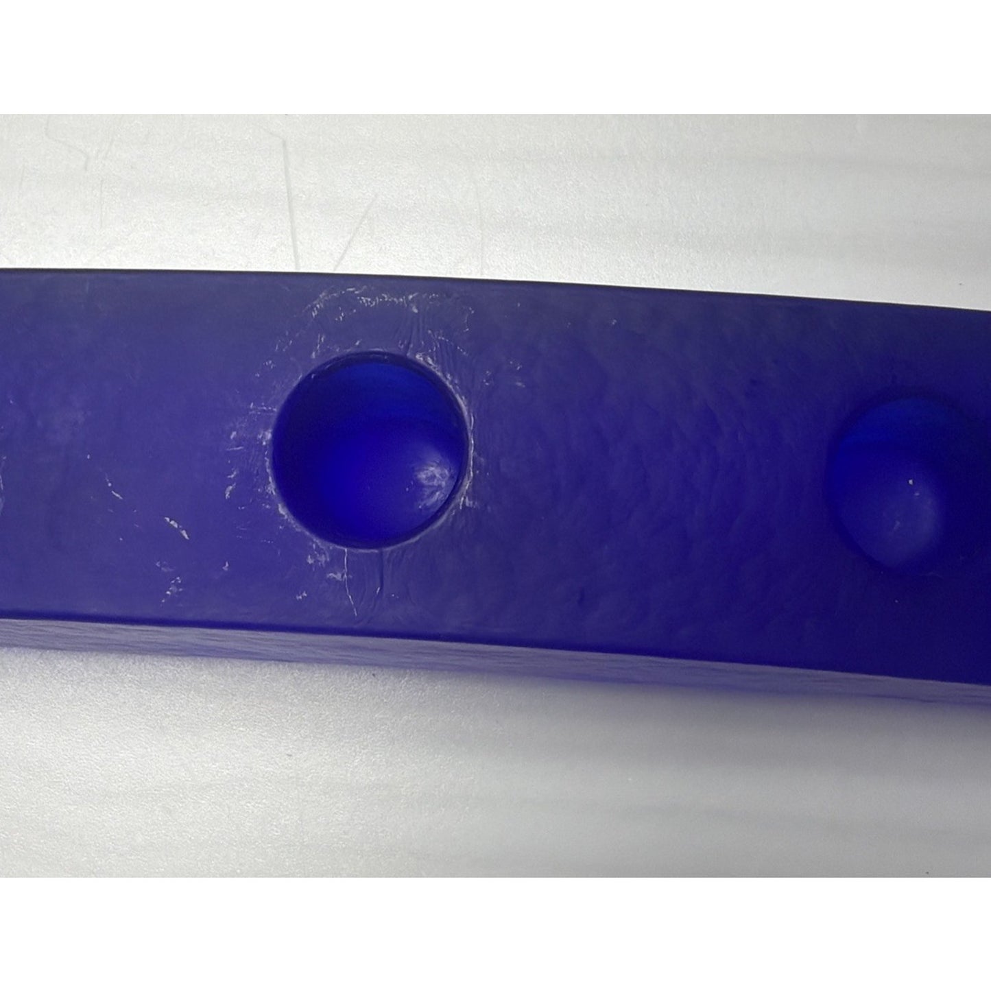 Sasaki Crystal Soichiro Sasakura Anasazi Cobalt Arch Candle Holder Cobalt Blue