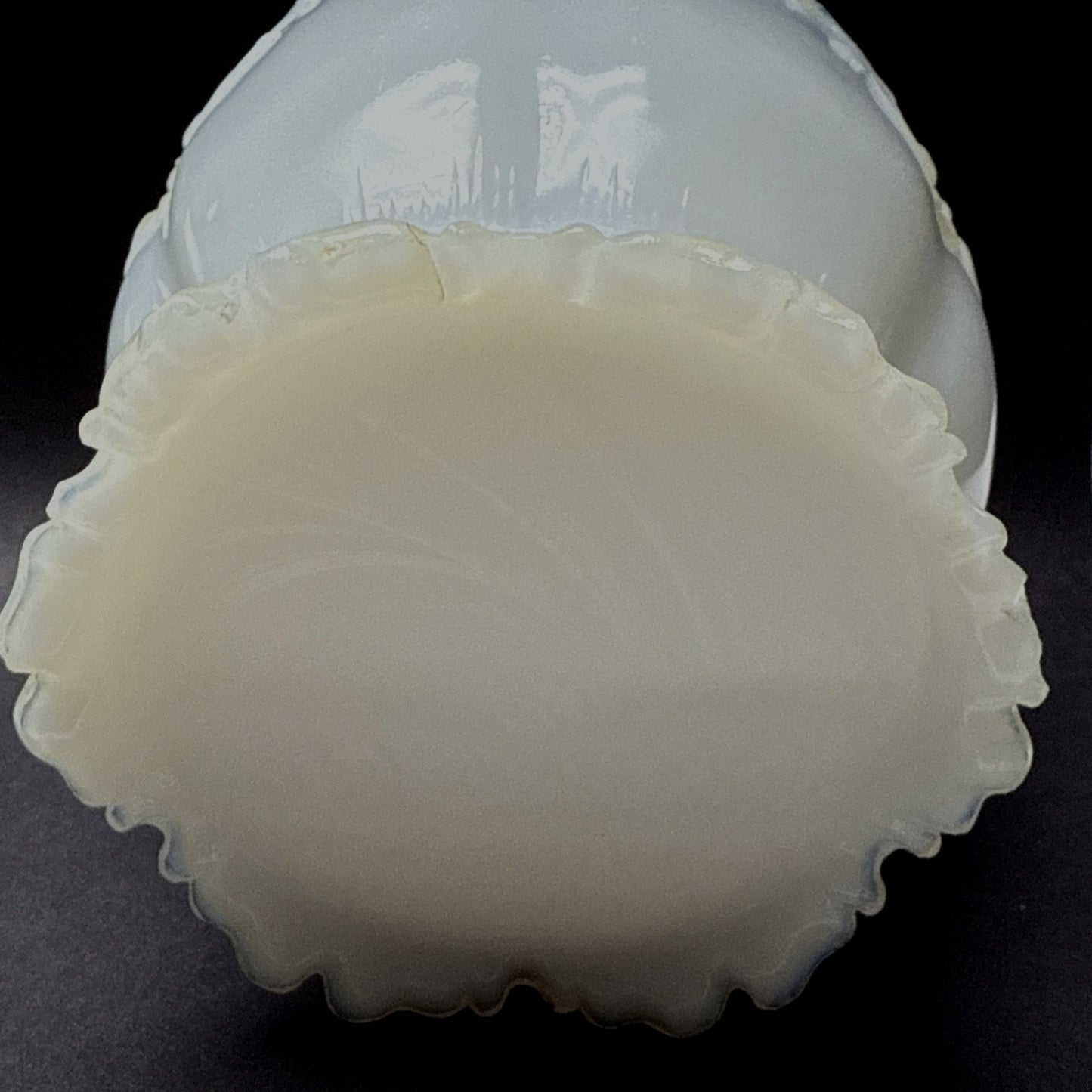EAPG Dithridge Glass Versailles Table Set Covered Sugar Bowl As-Is