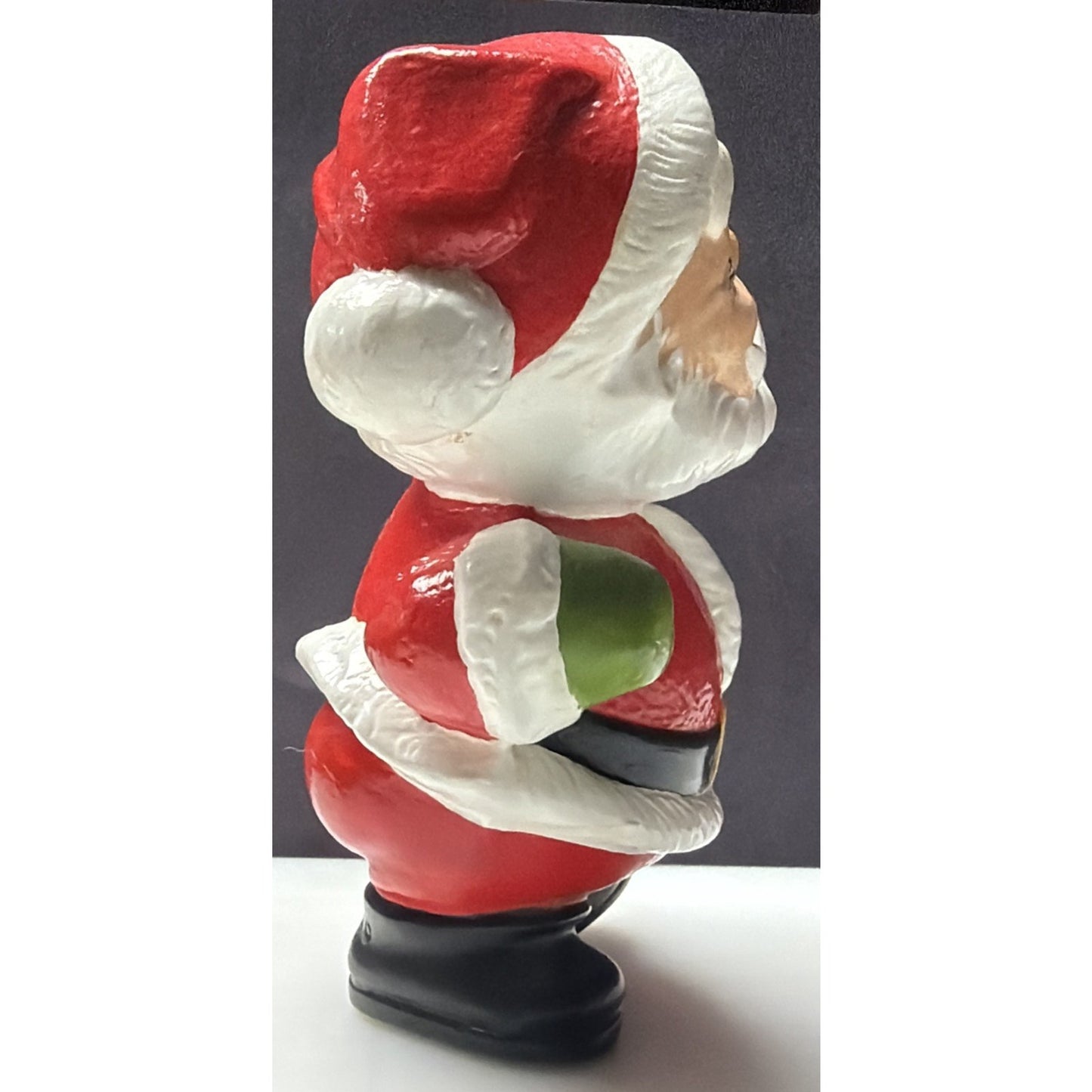 Vintage Gare Barbara Baldwin Ceramic Santa Claus Figurine Hand Painted