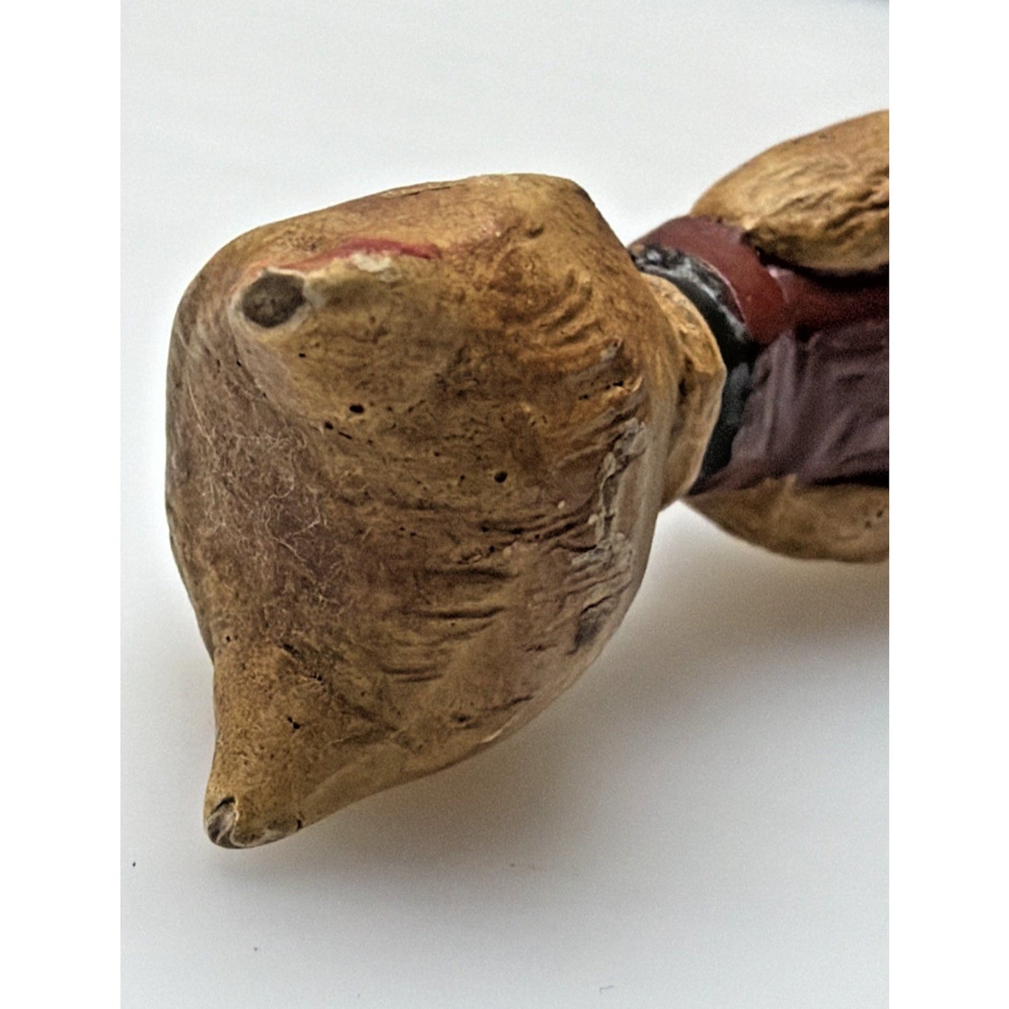 Vintage Folk Art Jim Shore Pencil Cat Man With Umbrella JS As Is
